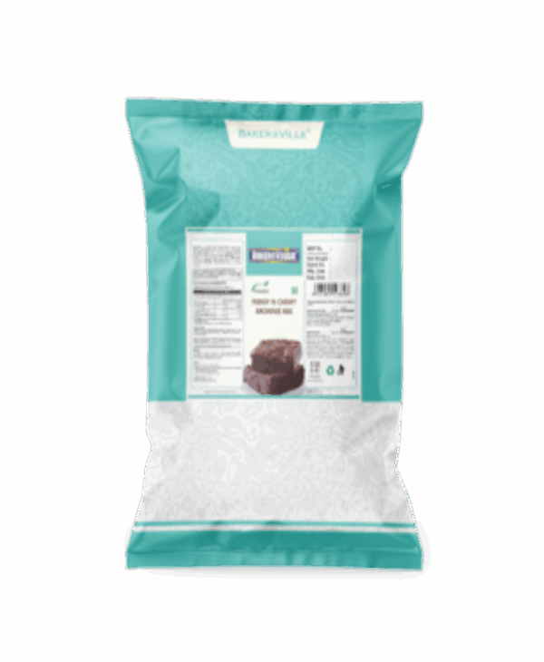 Bakersveggie Eggless Fudgy N Chewy Brownie Premix