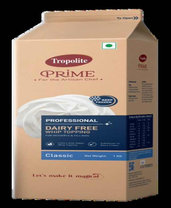 Dairy Free Whip Topping